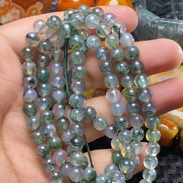 紫***雾玛瑙/玉髓未镶嵌颈饰