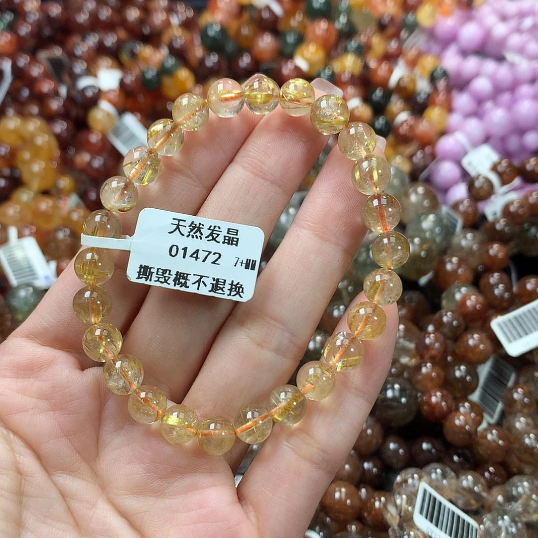 水晶手链未镶嵌，