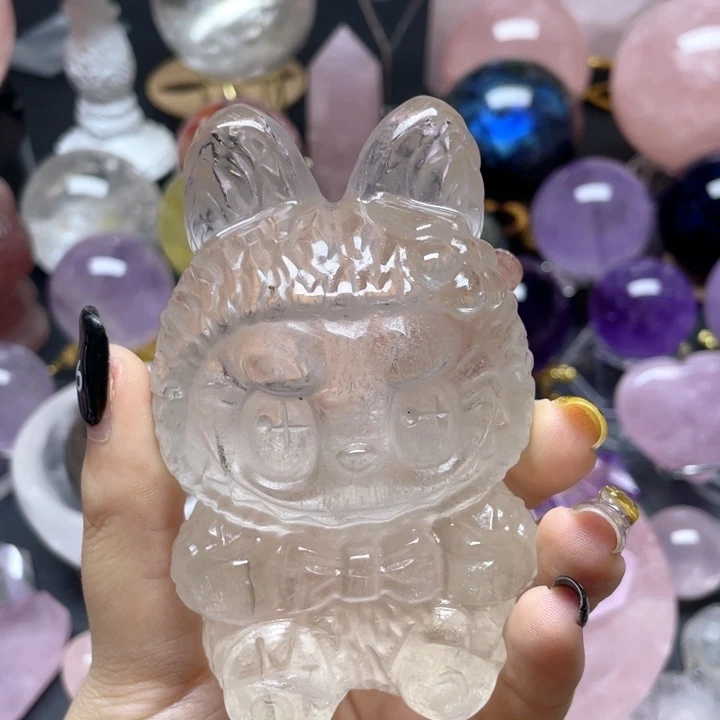 淘***咪水晶珠宝半成品未镶嵌