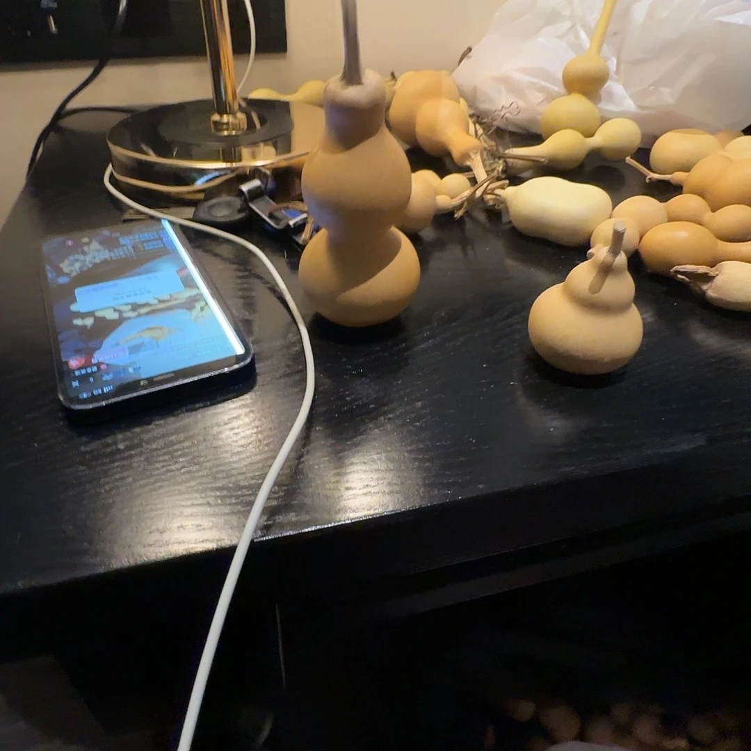 葫芦粗笨嘴亚腰八宝葫芦手把摆件