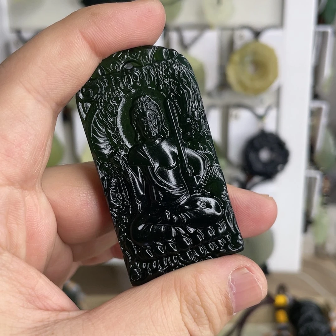 【闪购商品】岫玉颈饰未镶嵌雨****）不动