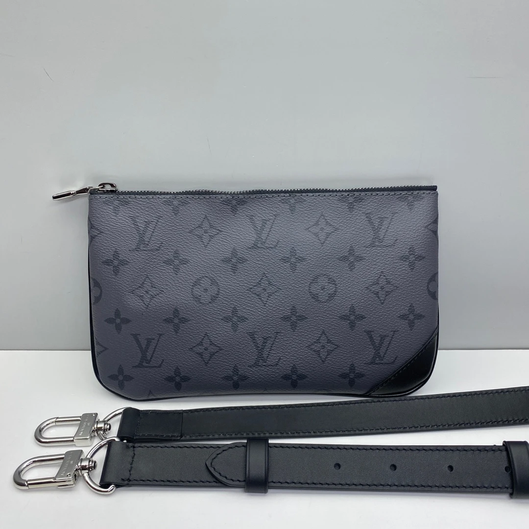 95新 LV 97新LV黑武士老花三合一中号子包单包 送非原装肩带