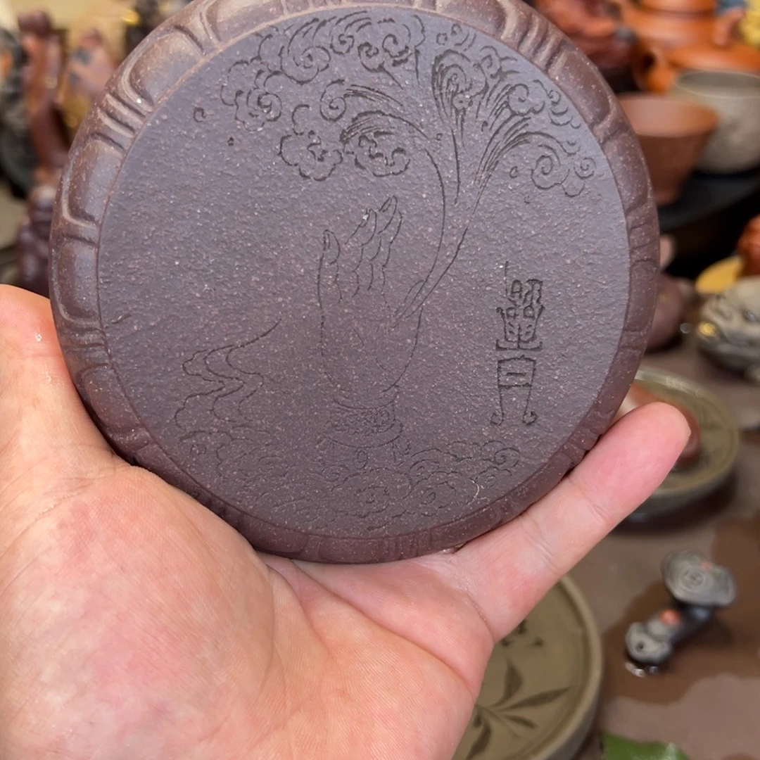 紫砂茶宠紫砂壶承 微瑕