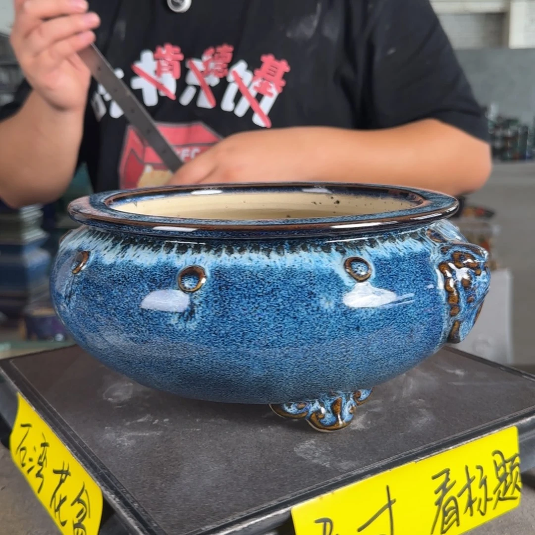 。一风堂石湾花盆 内20*9