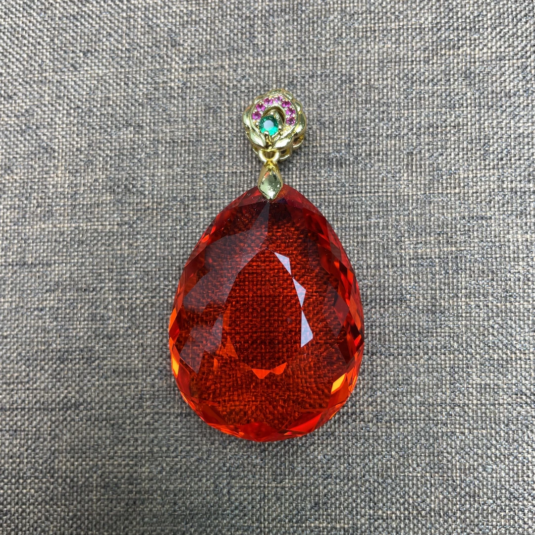 【瑾年甄选】F532-1JT红水滴吊坠多样性发一件