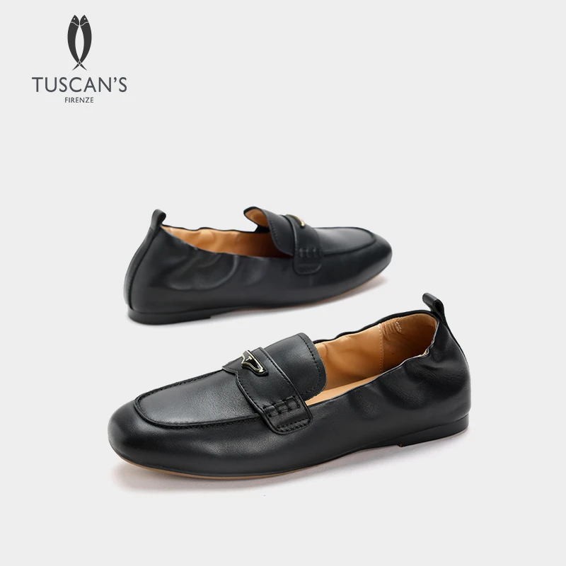 TUSCAN'S2025新款舒适女士通勤百搭单鞋时尚休闲鞋时代双鱼