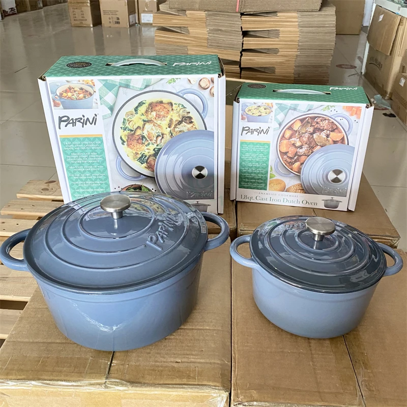 圆形珐琅锅家用多功能蛊锅炖锅砂锅煲汤锅