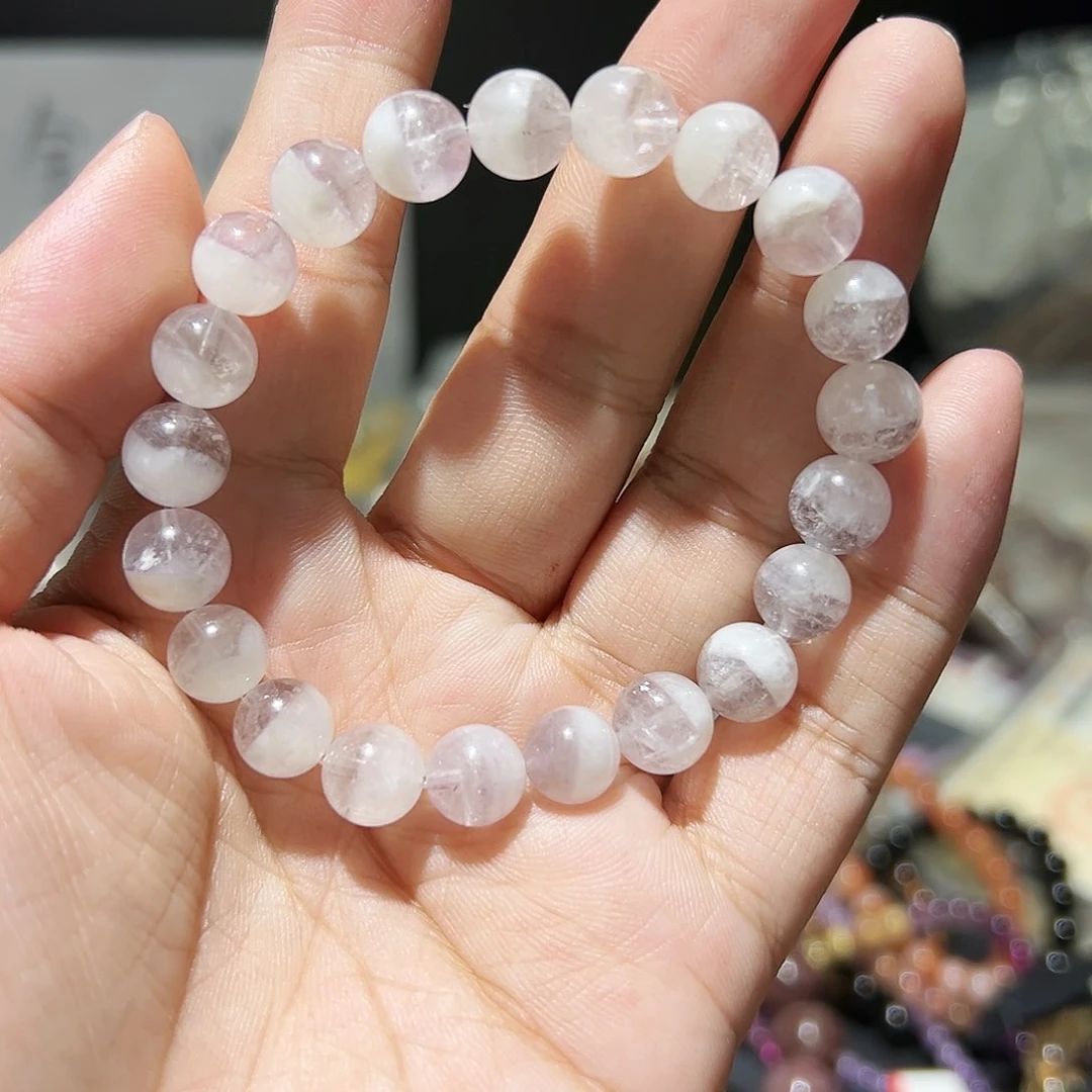 水晶手链未镶嵌幽灵聚宝盆9毫米62号
