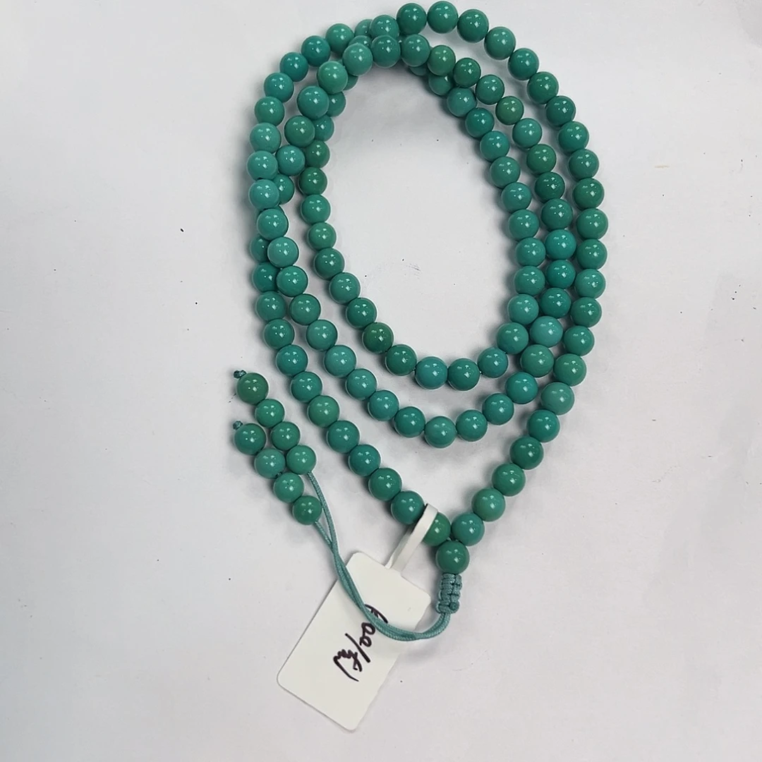 未镶嵌绿松石手串卡5.5，