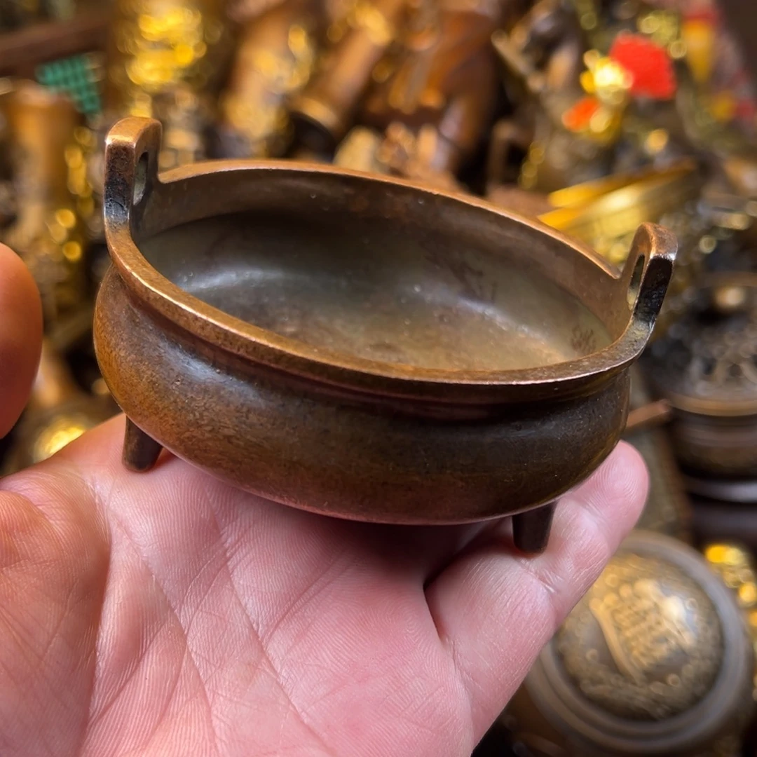 茶壶香炉铜器摆件