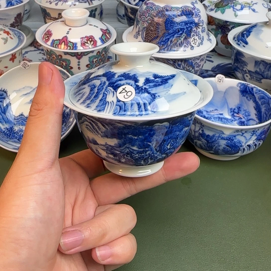 彦祖纯手工手绘茶具64
