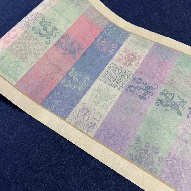 【生纸清宣统蜀锦长卷】大风堂特制加厚5.8cm毛笔书法国画作品纸