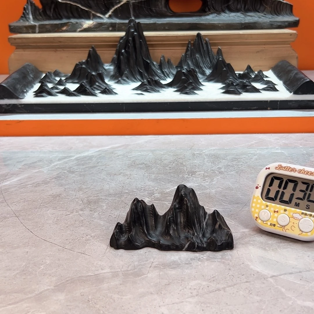 摆件柏*灵璧石奇石摆件