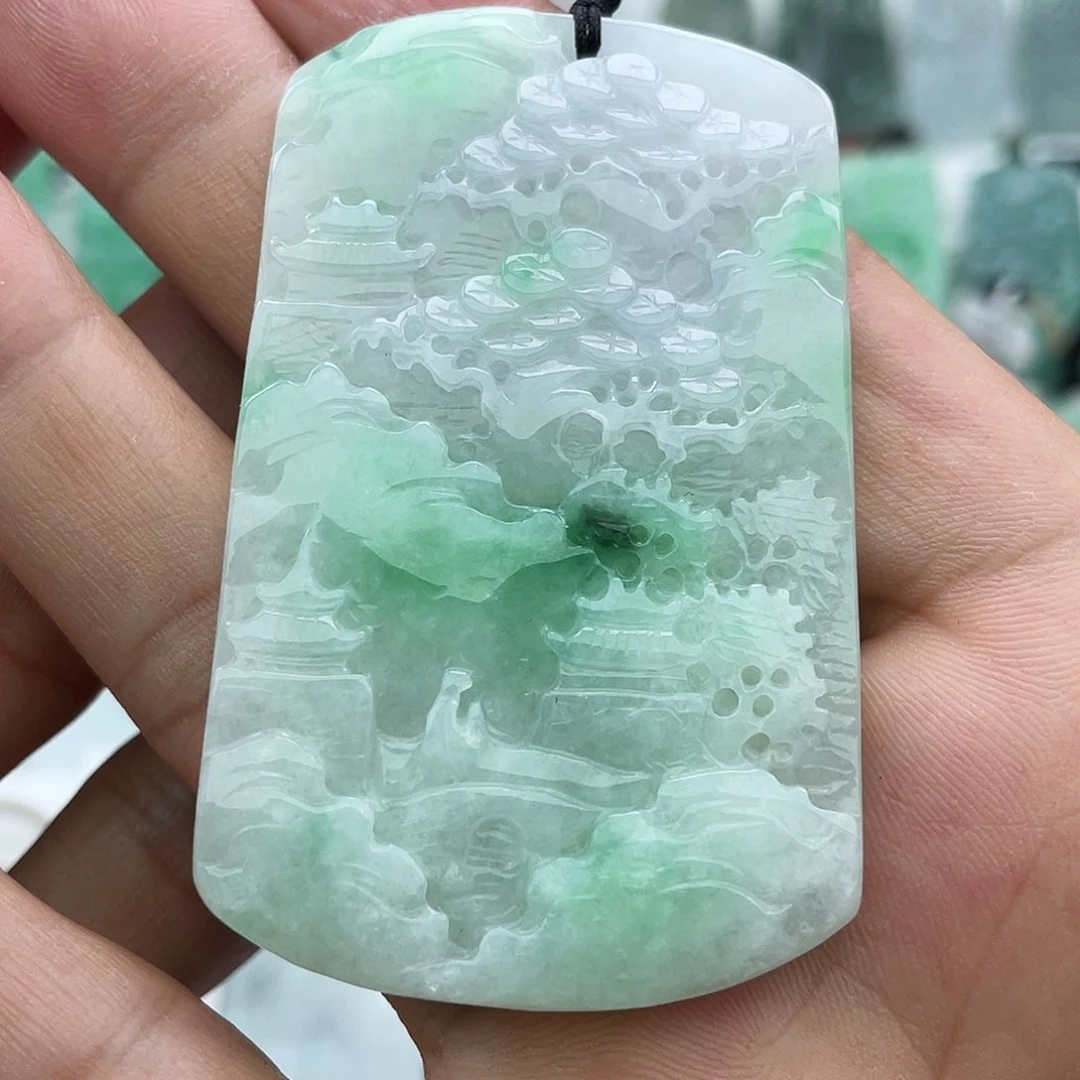颈饰未镶嵌翡翠翡翠