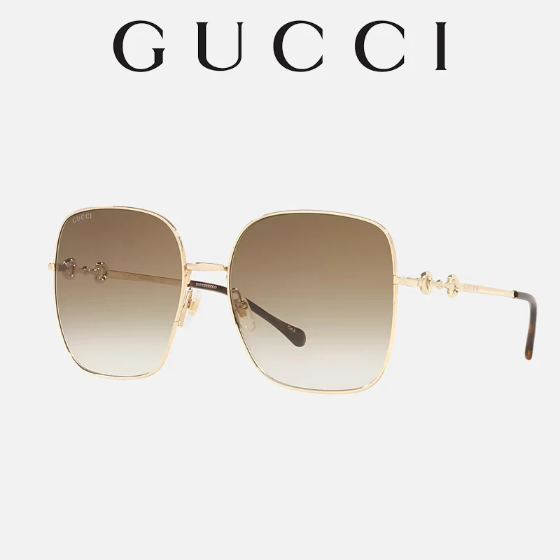 GUCCI/古驰时尚方框金属框女士太阳镜 GG0879S