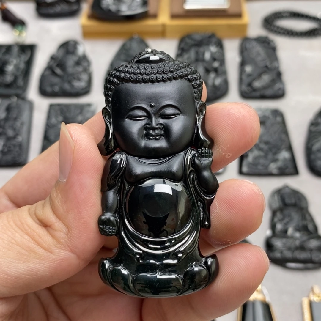 翡翠未镶嵌颈饰宝宝佛