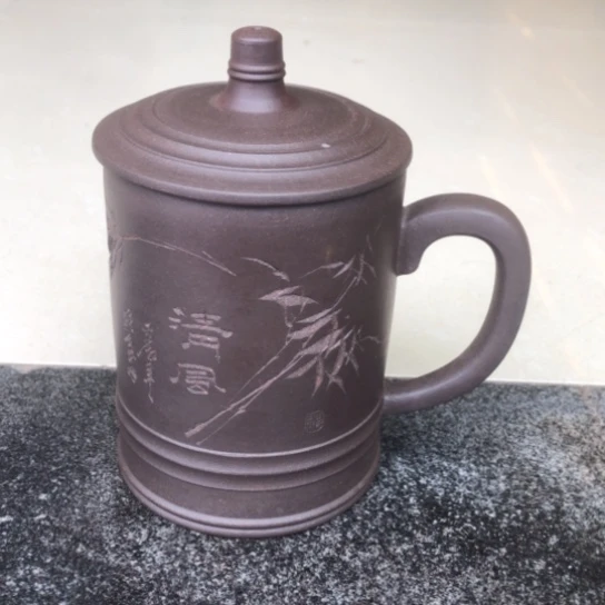 茶杯紫泥老杯容量500