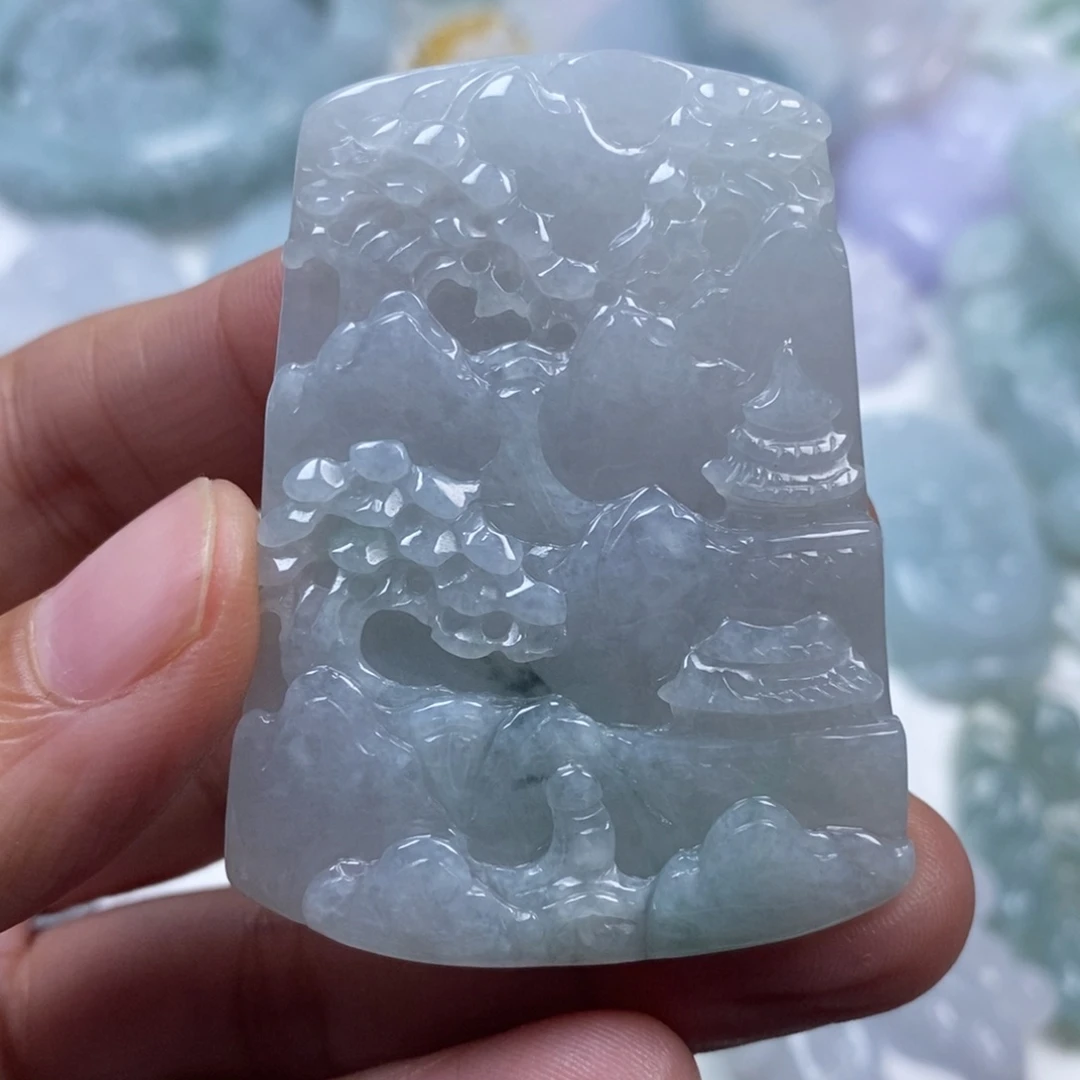 颈饰未镶嵌翡翠翡翠