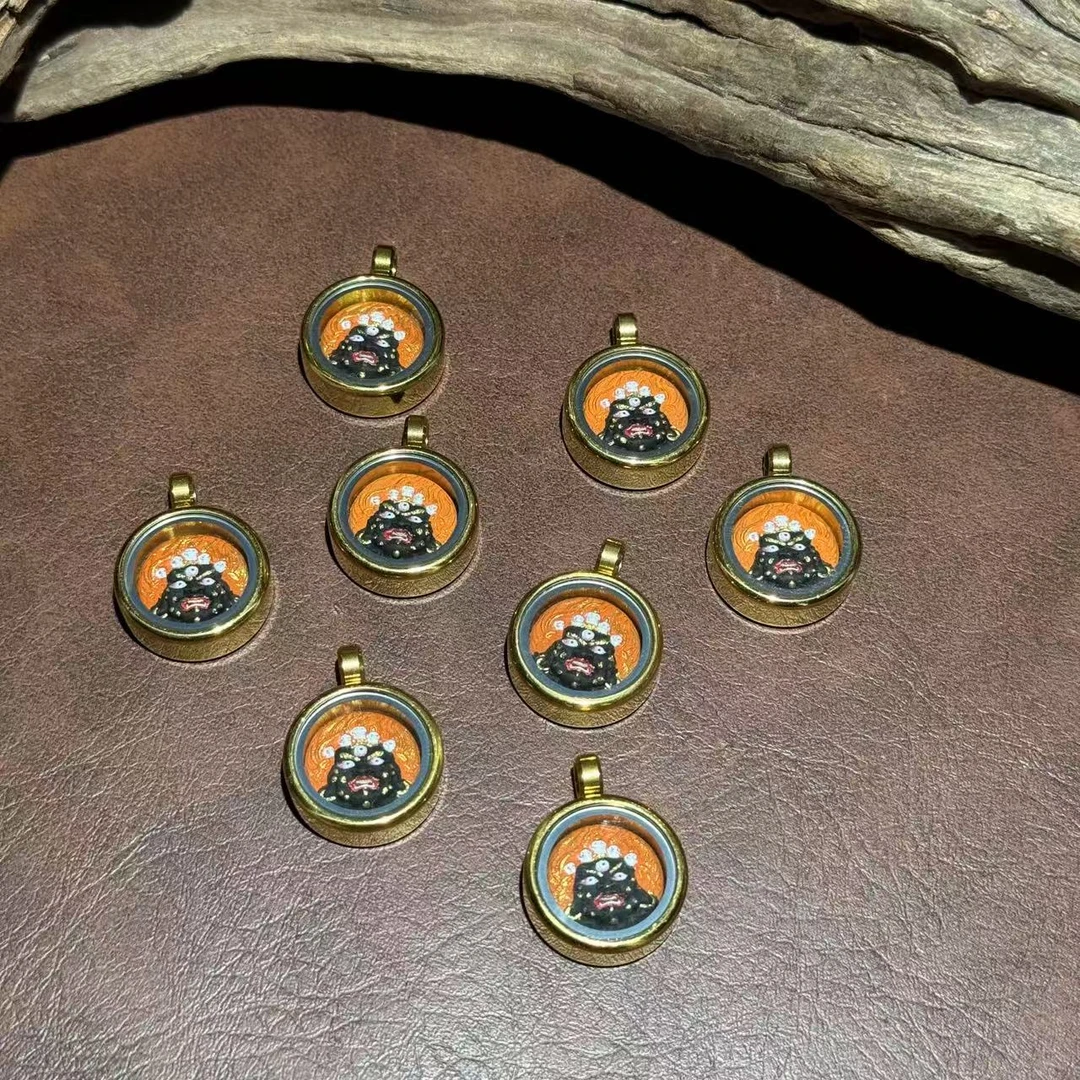 【祁恩珠宝】唐卡吊坠D030407——多样性发其一