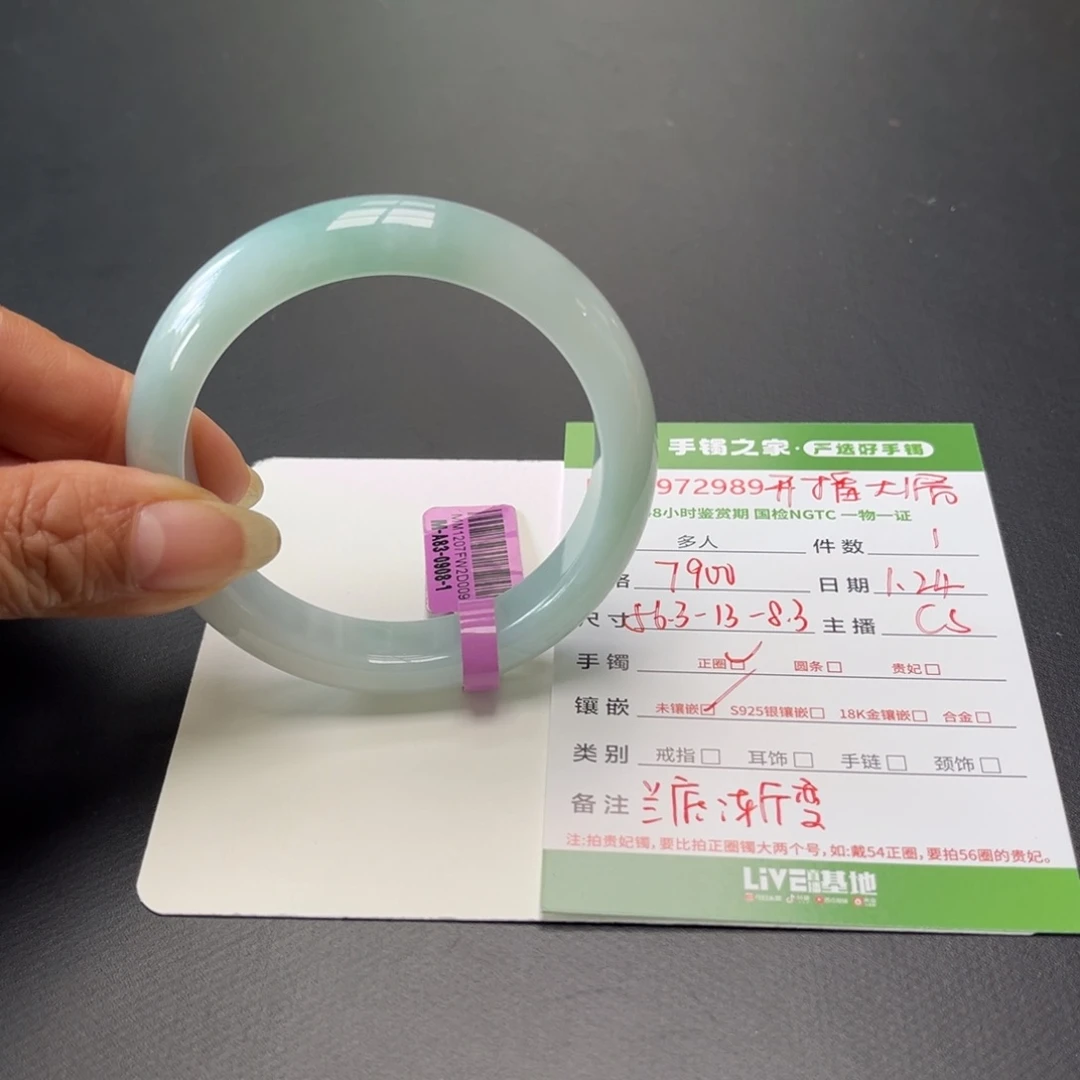翡翠手镯未镶嵌多人