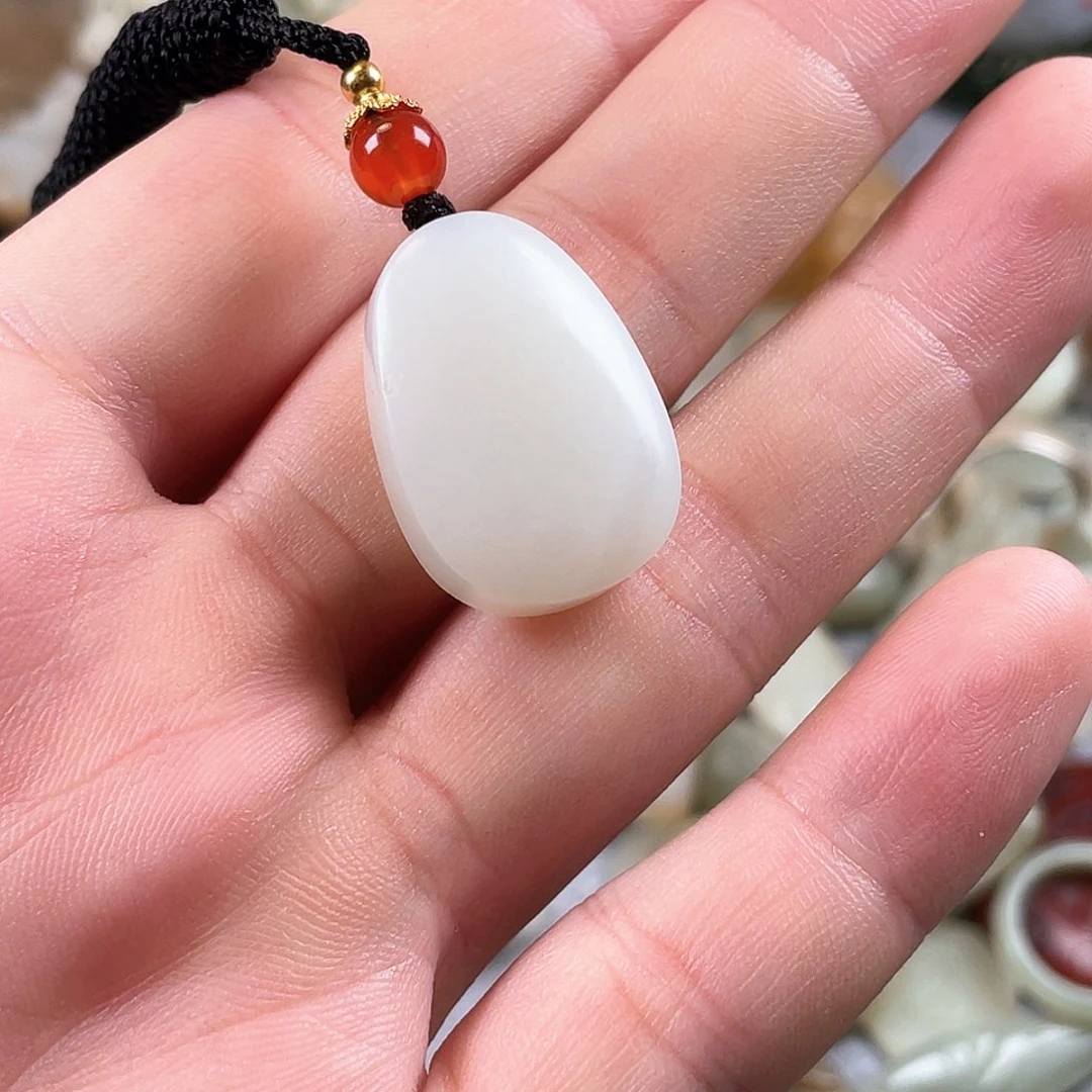 和田玉（糖玉）颈饰未镶嵌清*