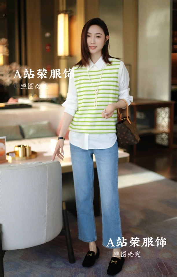 【荣姐精选】星星牛仔裤