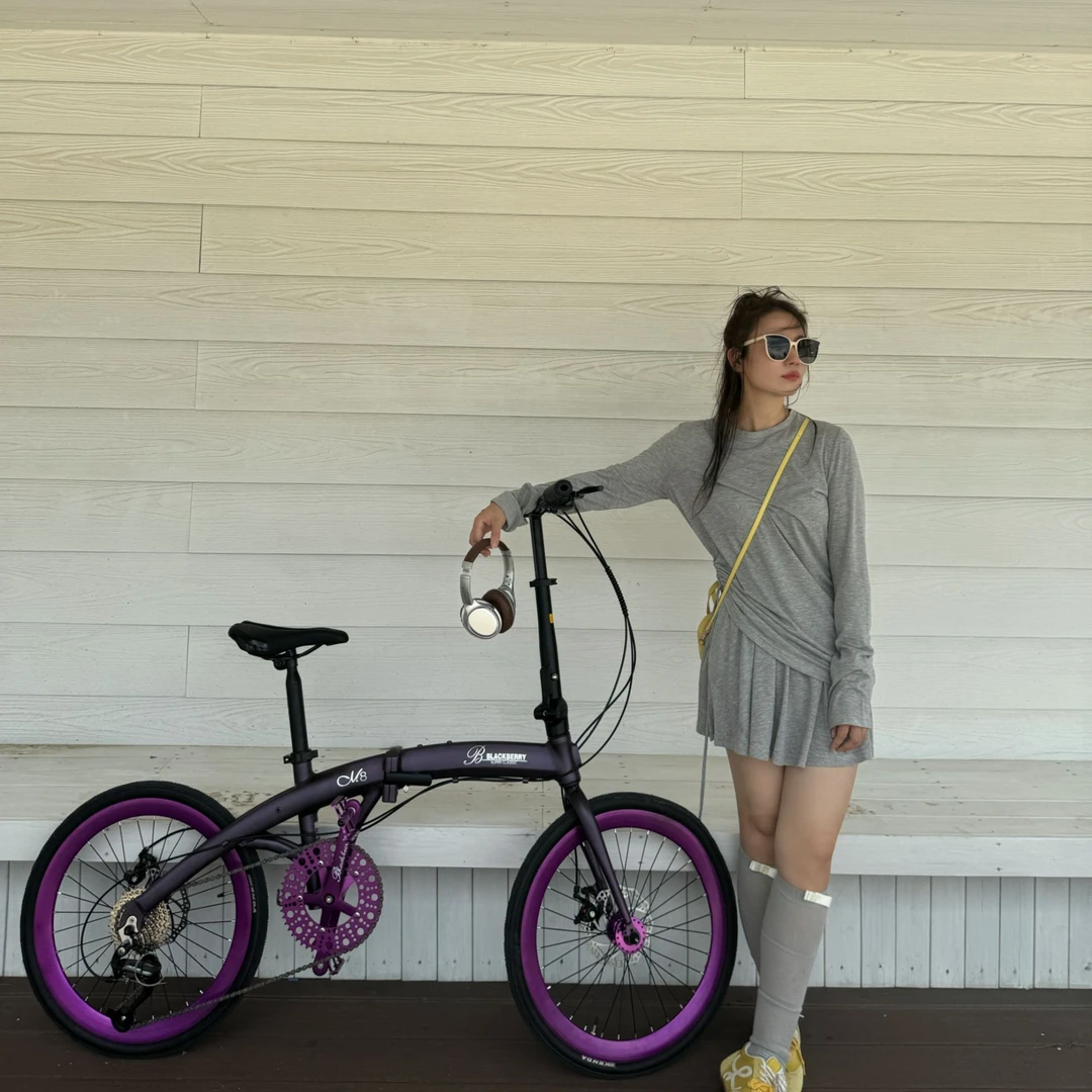 BLACKBERRY黑莓新款气泡系列高端变速折叠自行车