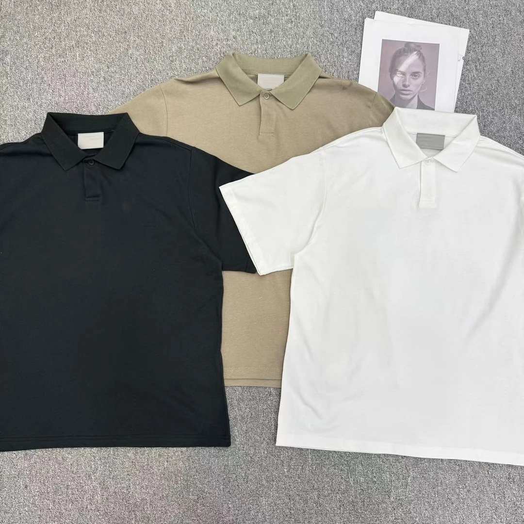 【周周家】5349男女同款濮院夏季POLO衫短袖纯色休闲时尚街头风