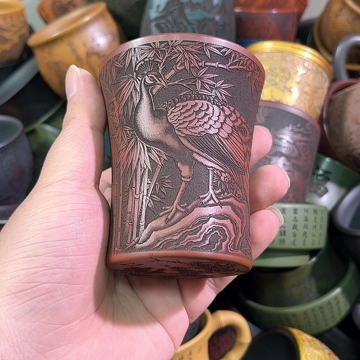 茶杯紫砂全手工紫砂主人杯