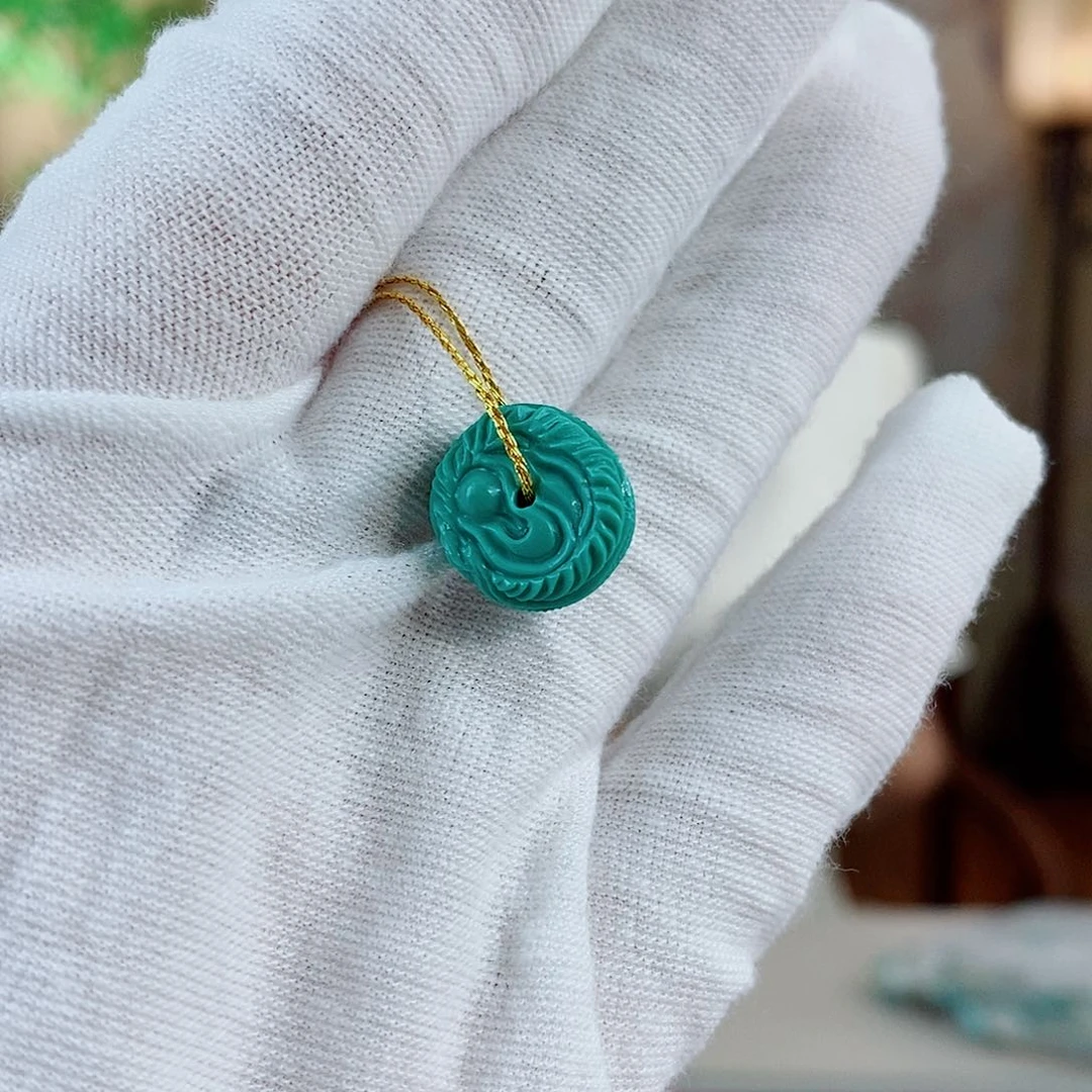 未镶嵌绿松石珠宝奇石