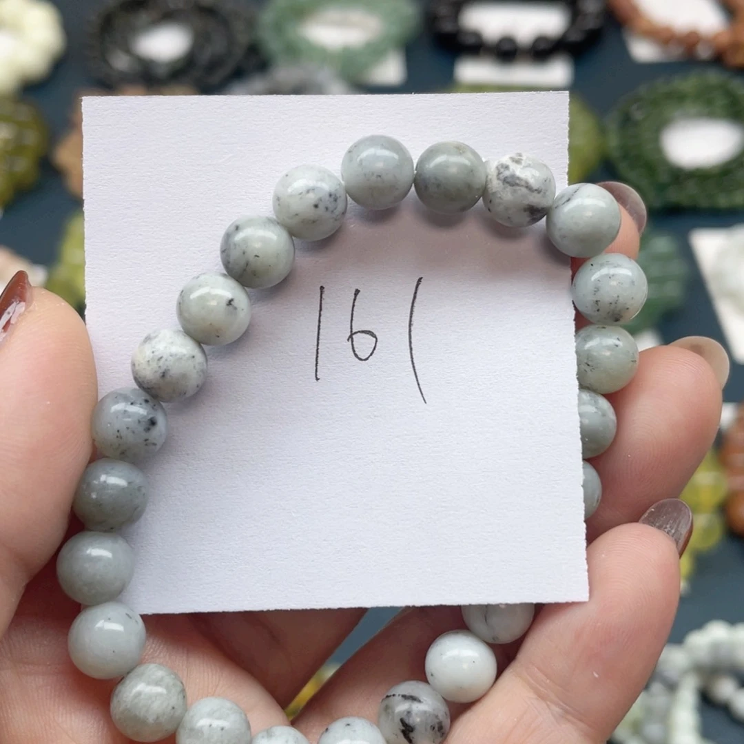 未镶嵌蛇纹石玉手串