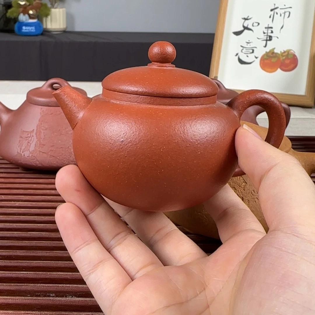 泓***吴茶壶紫砂微瑕巨轮