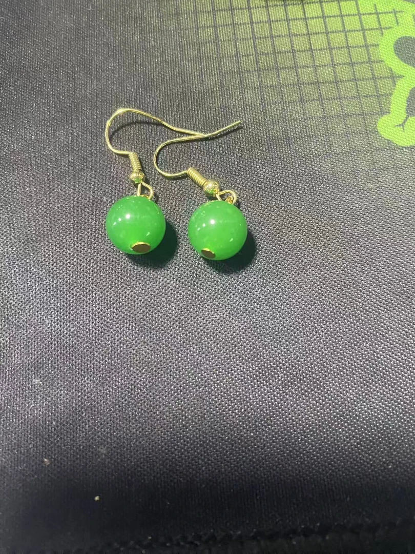 F005满绿新款时尚耳饰