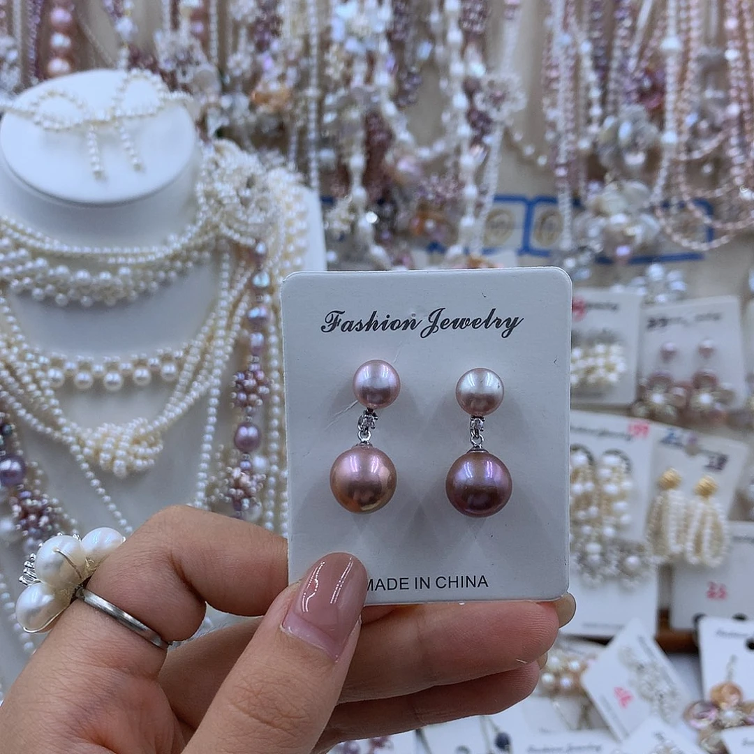 项圈银S925镶嵌淡水珍珠