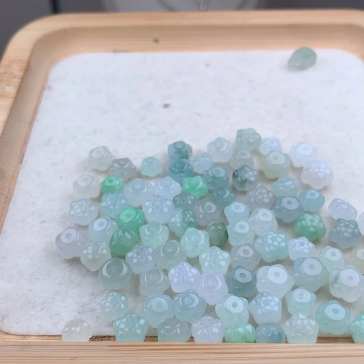 翡翠散珠莲花珠一个可挑