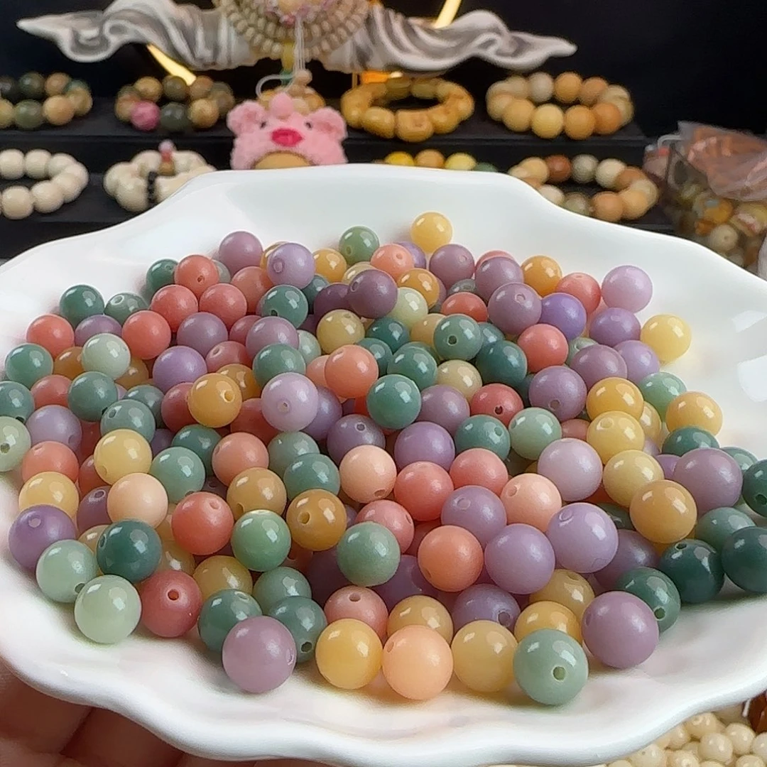 菩提根/象牙果吊坠卡8/8.5玛卡龙圆100卡牌➕20备珠