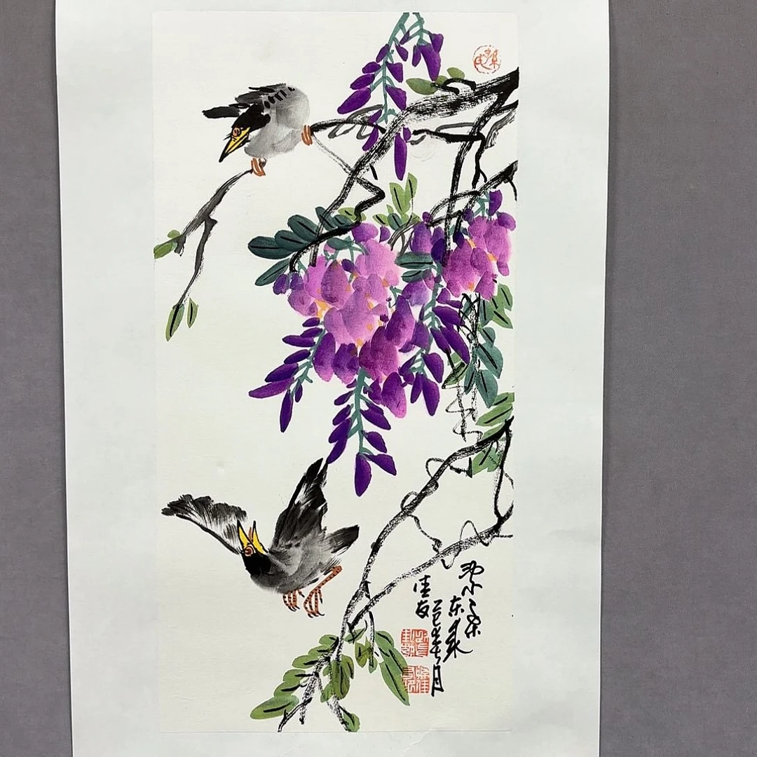 国画国画纯手绘作品请放心去藏