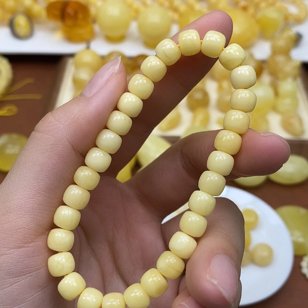 琥珀未镶嵌裸石浓蜡