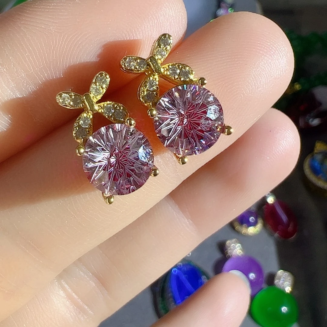 花岗石钨合金红色蓝色吊坠