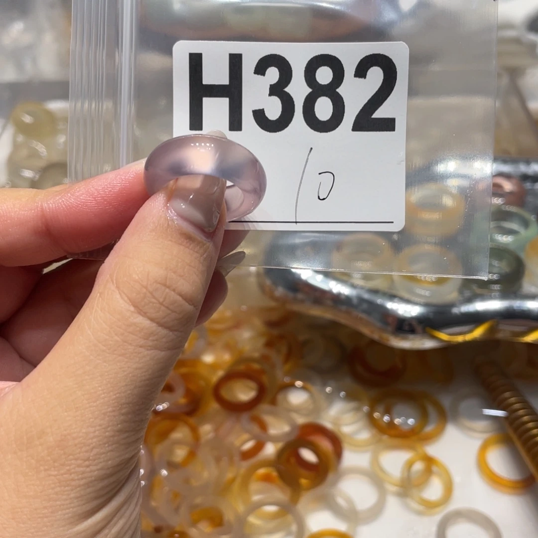 玛瑙/玉髓未镶嵌戒指382