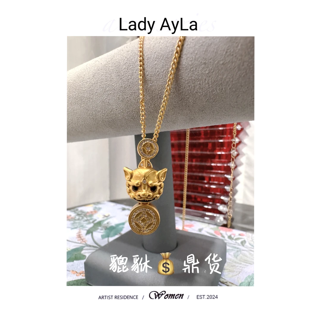 铜合金项链 貔貅轻奢时尚项链AL6034