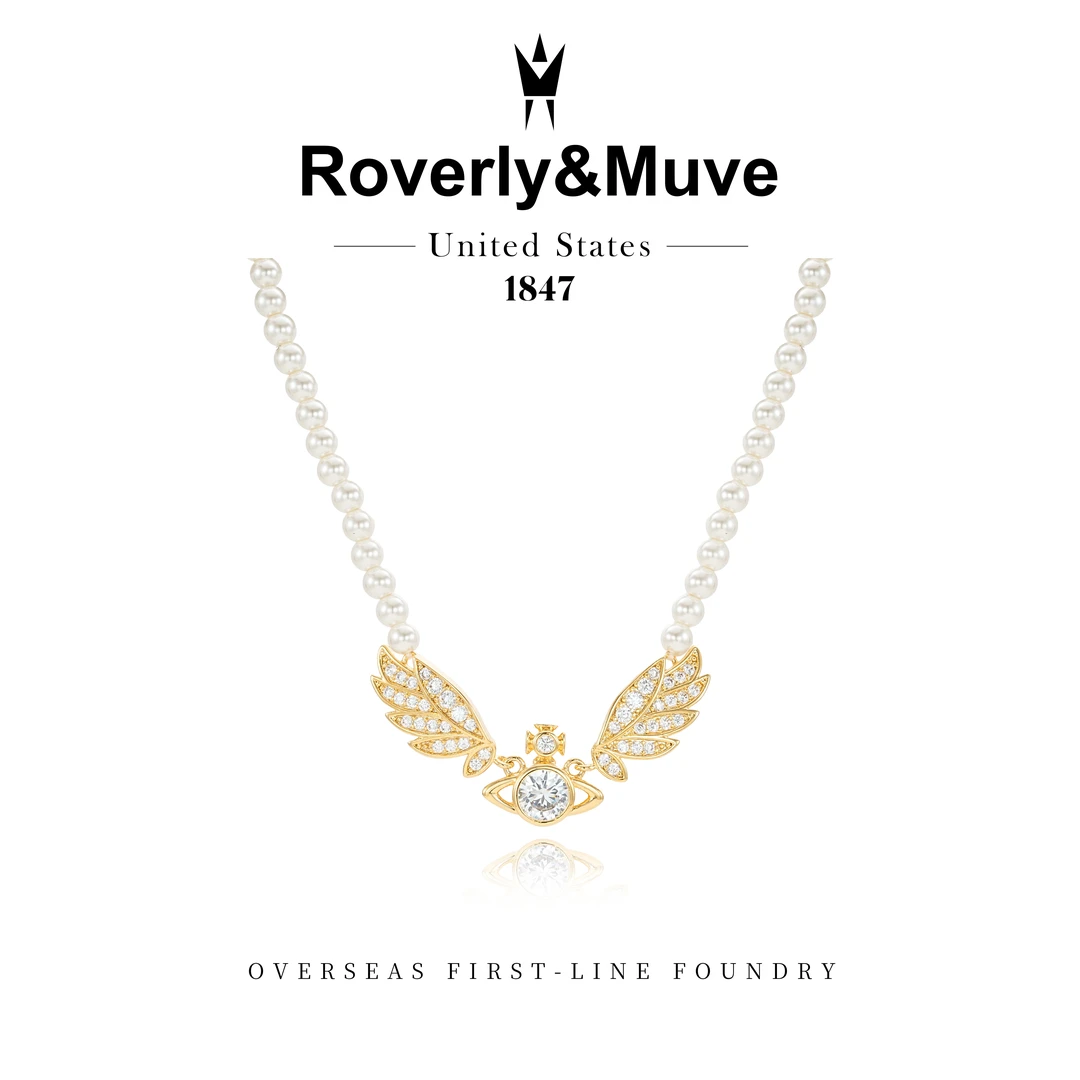 Roverly&Muve★天使翅膀轻奢百搭锁骨链 G0508