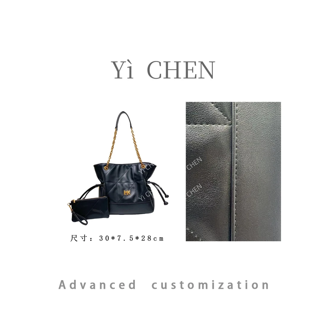 【Yì CHEN】FES-5168-黑色  简约时尚女士新款轻奢单肩斜跨包