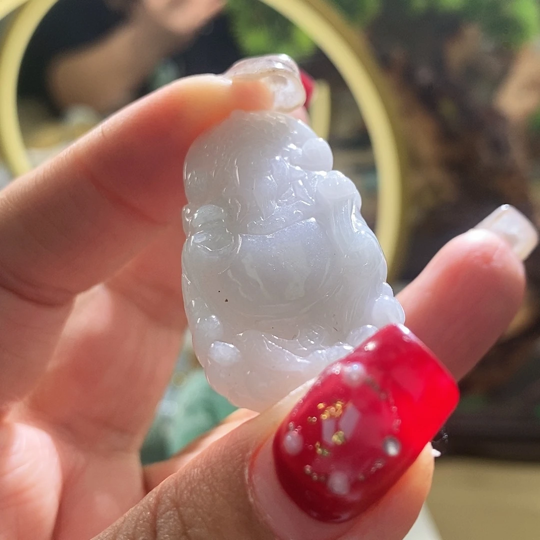 【闪购商品】翡翠颈饰未镶嵌财神