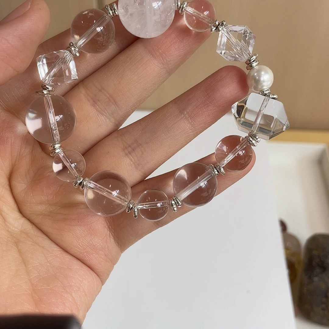 非金属手串白幽灵设计款