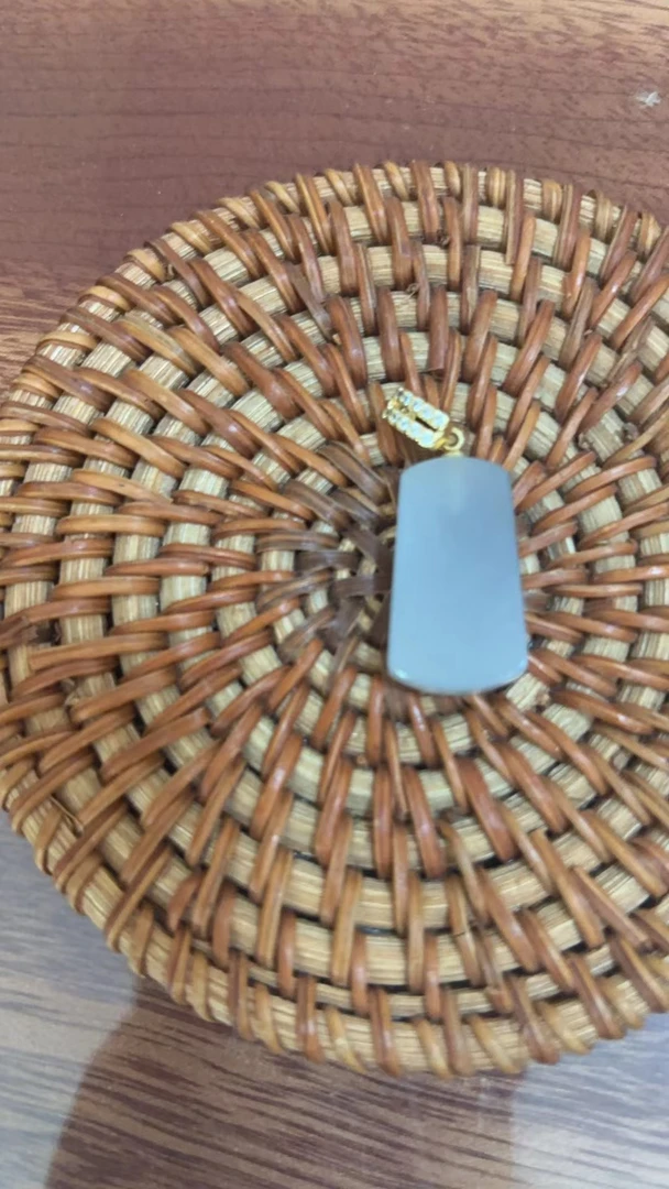 非金属玻璃吊坠 246款花扣双面梯吊坠