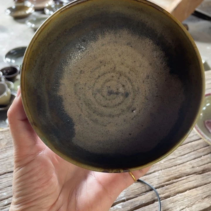 浪鬼家釉绘柴烧餐具M****.