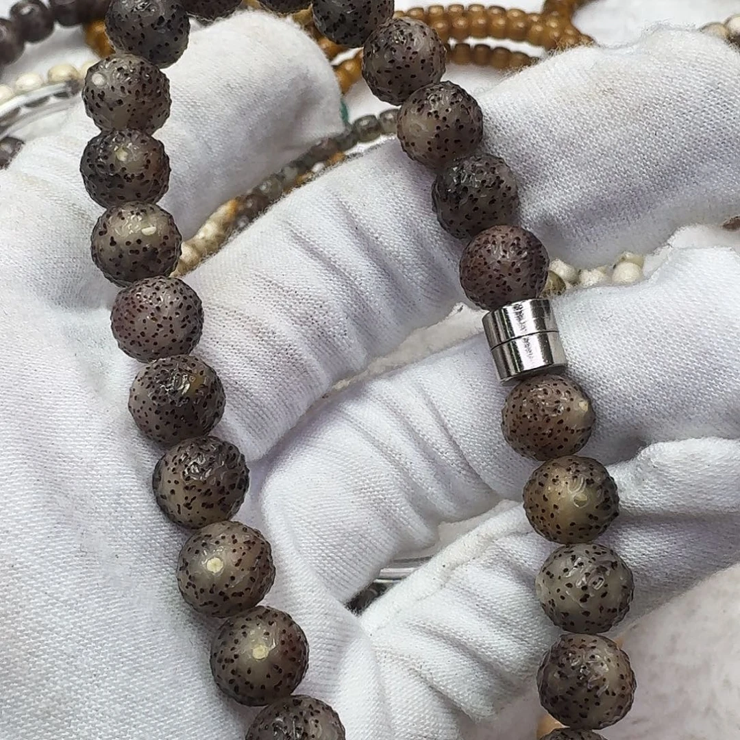 星月菩提吊坠99黑冰细星