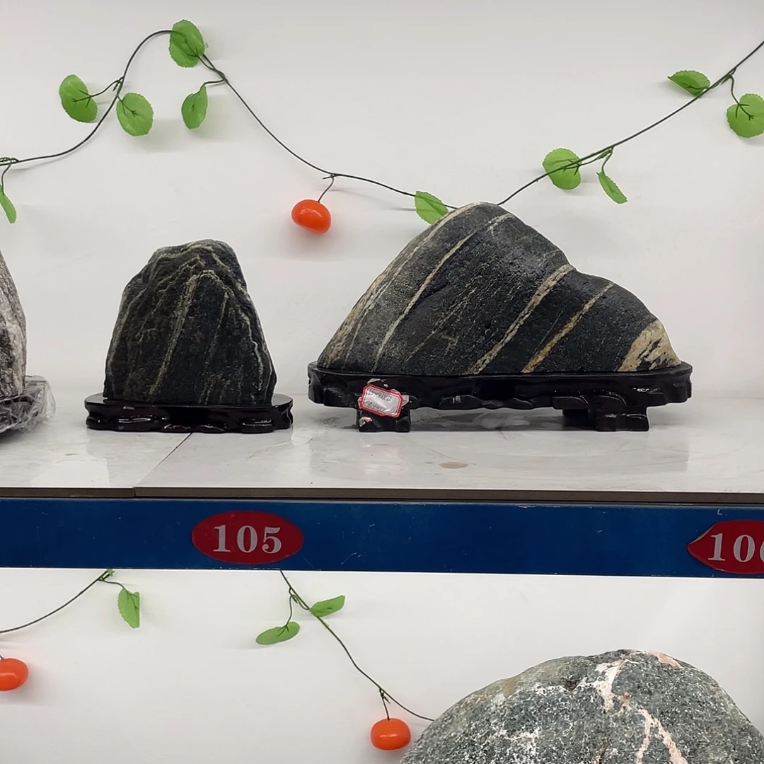 坨***坨石材靠山石平安石摆件