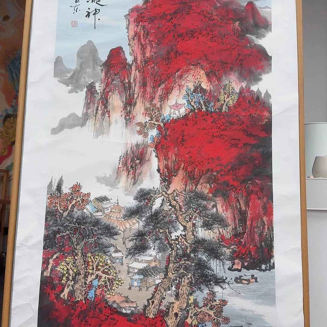 国画多次参加国内外大型